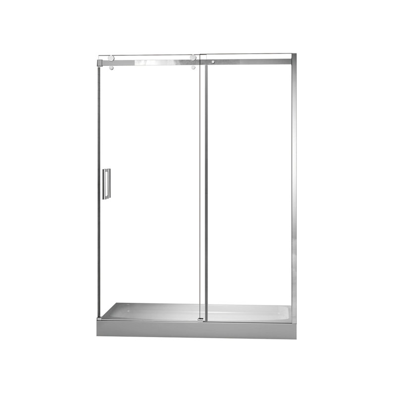 Porte de douche 48 po, Chrome