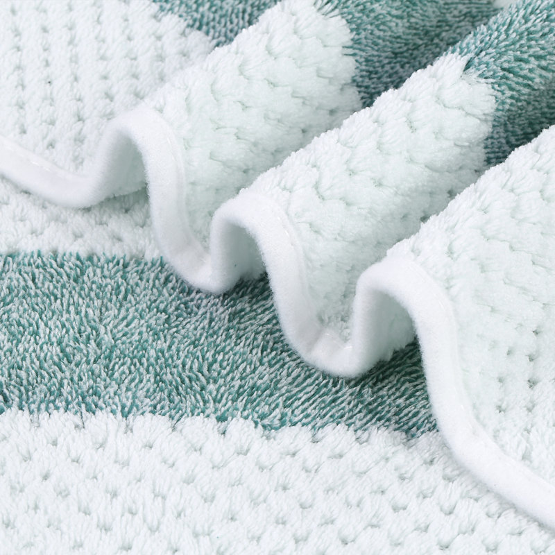 Ensemble de serviettes de bain 2 pièces Fehmarn, Vert