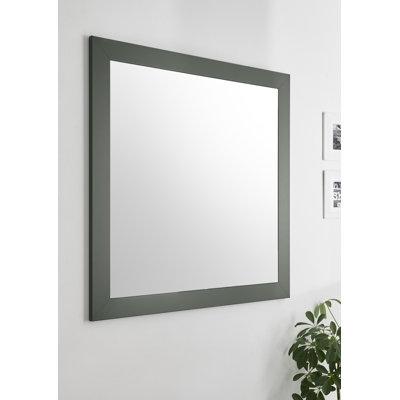 Jaoquim Wood Flat Wall Mirror