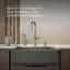 Évier de cuisine à simple cuve Kohler L 29,69 po x l 21,69 po Kohler Whitehaven-9975060