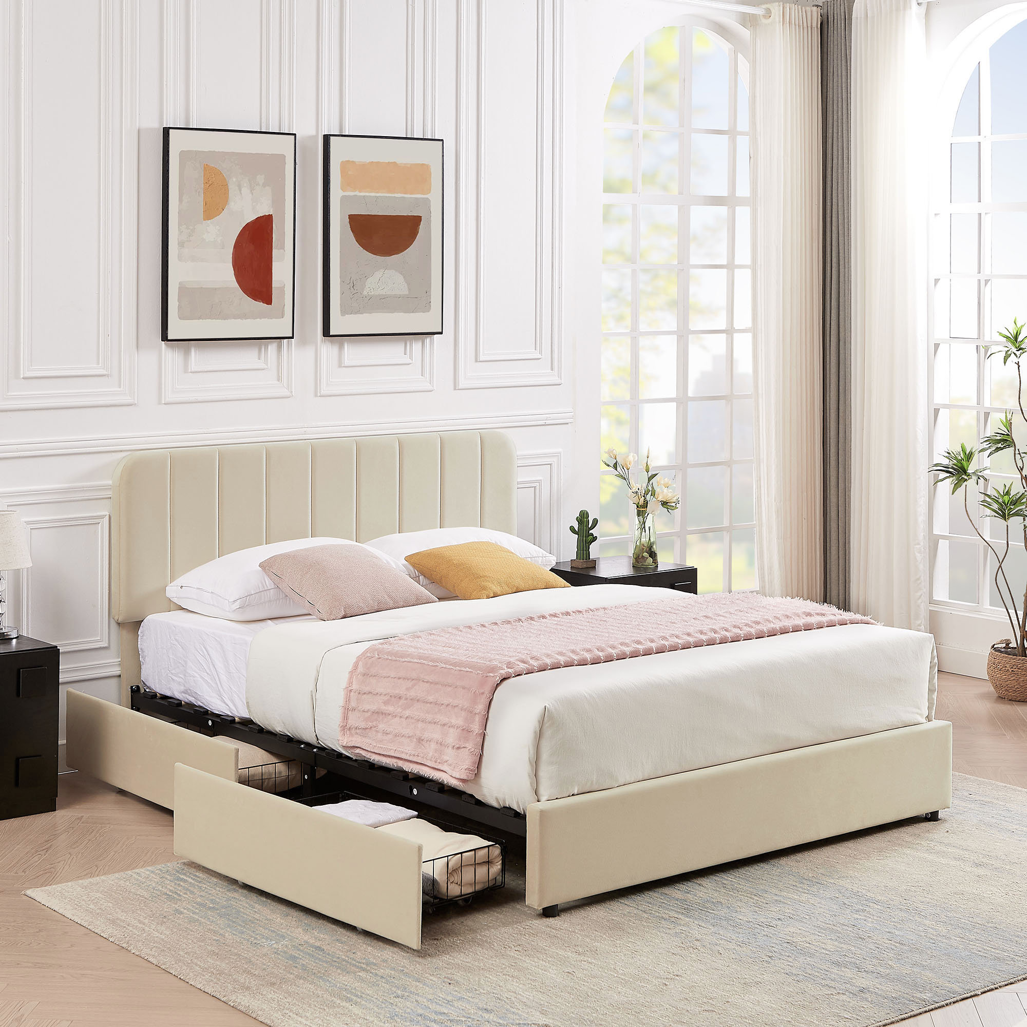 Mercer41 Upholstered Storage Bed & Reviews - Wayfair Canada