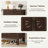 Ishpreet 5-Tier Shoe Storage Cabinet With Doors And Drawer, Wooden Shoe Rack Organizer-2078848572