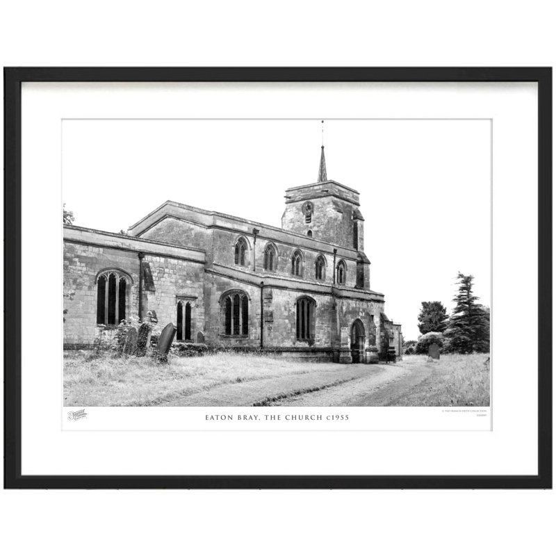 Eaton Bray, The Church C1955 - Single Picture Frame Print, 60cm H X 80cm W x 2cm D