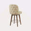 Tabouret de comptoir avec siège pivotant