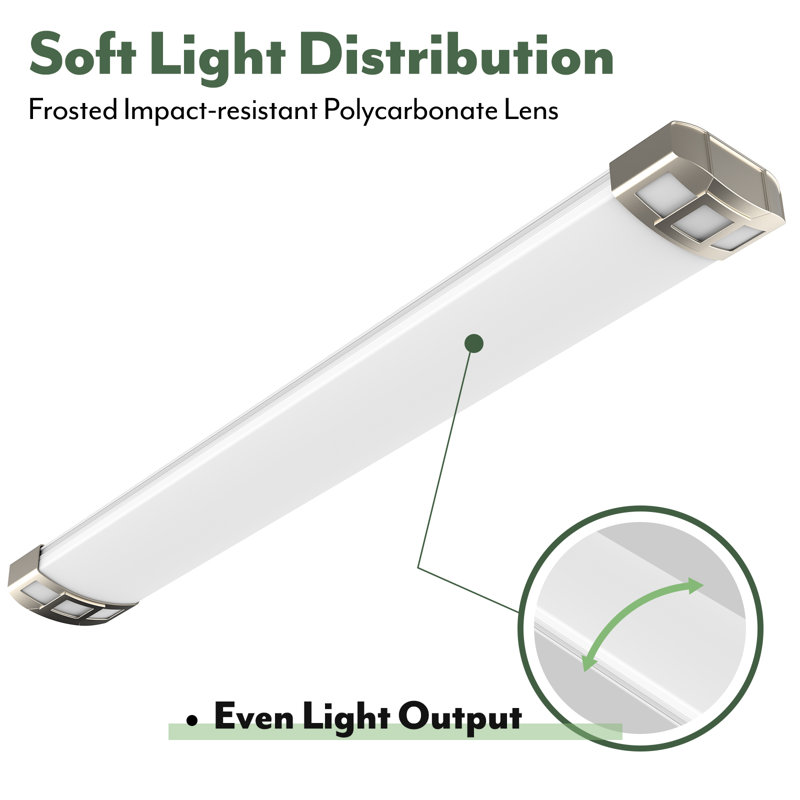 Wrap Light, 120V 4500lm 3CCT (3000/4000/5000K) Triac Dimmable, 1, 3.31" H x 48.03" W x 7.56" D
