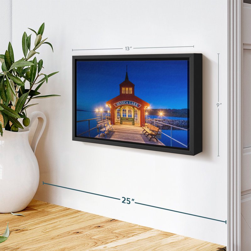 Nautique «Seneca Lake Pier Art mural», H 9 po x l 13 po