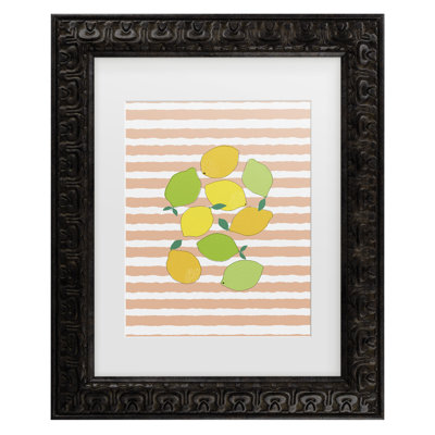 Bolog Orara Studio  Citrus Crowd Matted Framed Art