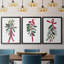 Christmas Holiday Art Cxxxi - Toile tendue avec châssis sur mesure - 3 pièces-1753161730-1753161732