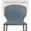 Chaise de salle à manger rembourrée en cuir épaissie moderne et simple-340024748
