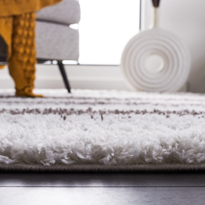 Omaury Performance Striped Rug, Runner 2'3" x 8'