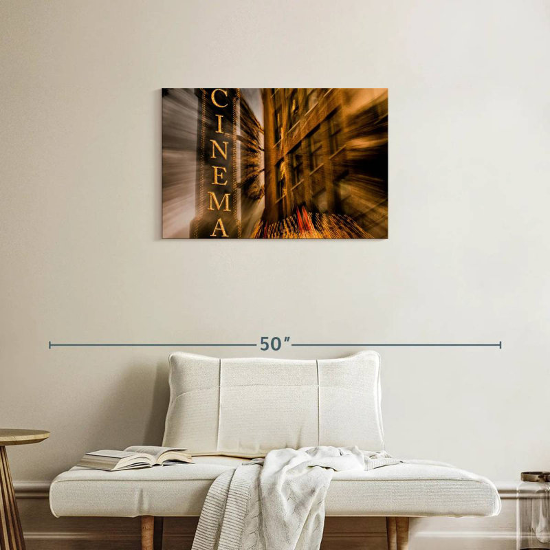Lilie Cinema Sign, 20" H x 30" W