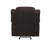 Madden Upholstered Glider Recliner in Brown