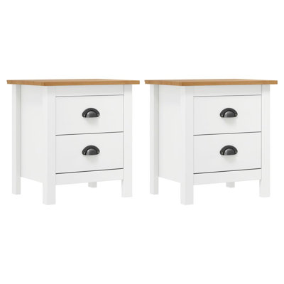 Otho 46cm W Solid Wood Bedside Table