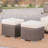 Jossif Resin (All Weather) Wicker/Rattan Outdoor Ottoman-912264744