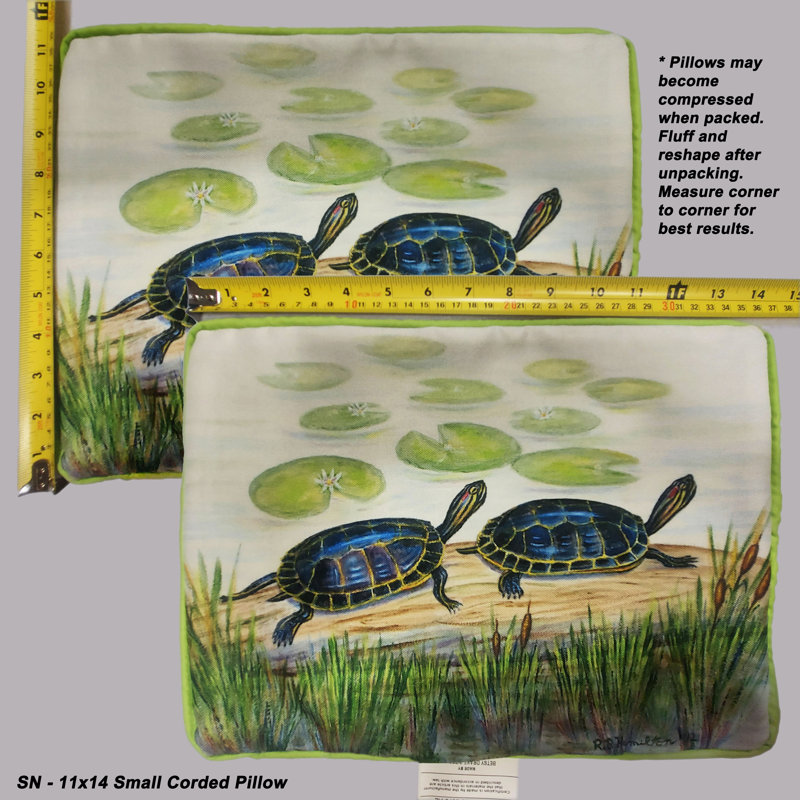 Two Fish Two Fish Outdoor Rectangular Throw Pillow