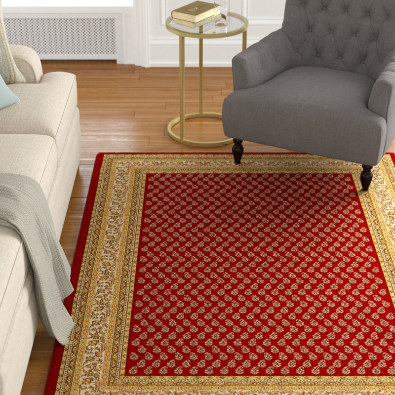 Tapis oriental rouge Amatrudo, 10 pi x 13 pi