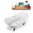 60" Streamline Clawfoot Soaking Acrylic Bathtub-76223409-76223415