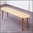 Natural Oak Wood for Dining Bench Table Bench for Living Room-1770344389