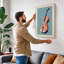 Violin in Stillness Modern - Wrapped Canvas-902352869-902352874