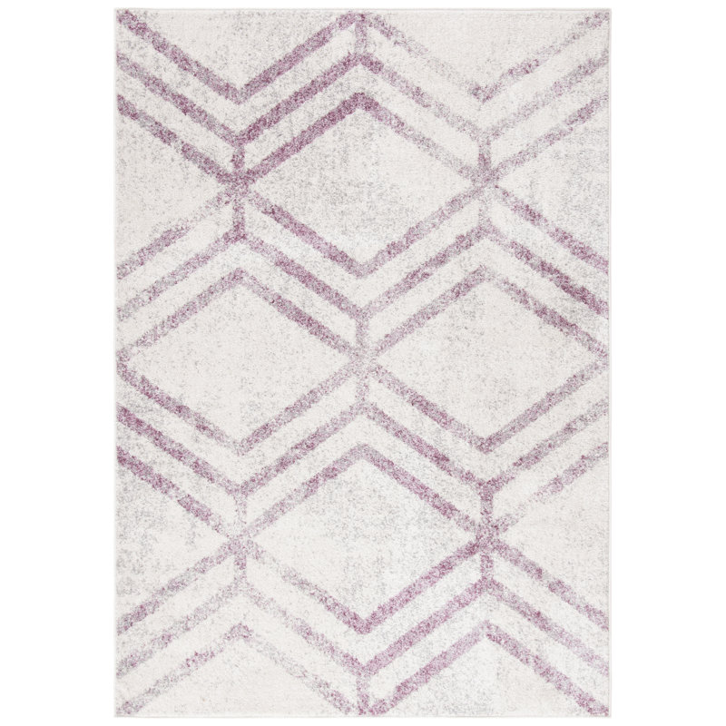 Shenfield Geometric Hand Woven Area Rug, Rectangle 122 x 183 cm