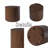 19.29"H Round Outdoor Indoor Side Table, Modern Wood Grain Patio Garden Stool, Sturdy MGO (Magnesium Oxide) Waterproof, No-Assembly Table For Patio, Garden, Backyard, Living Room (Brown)-1040135266