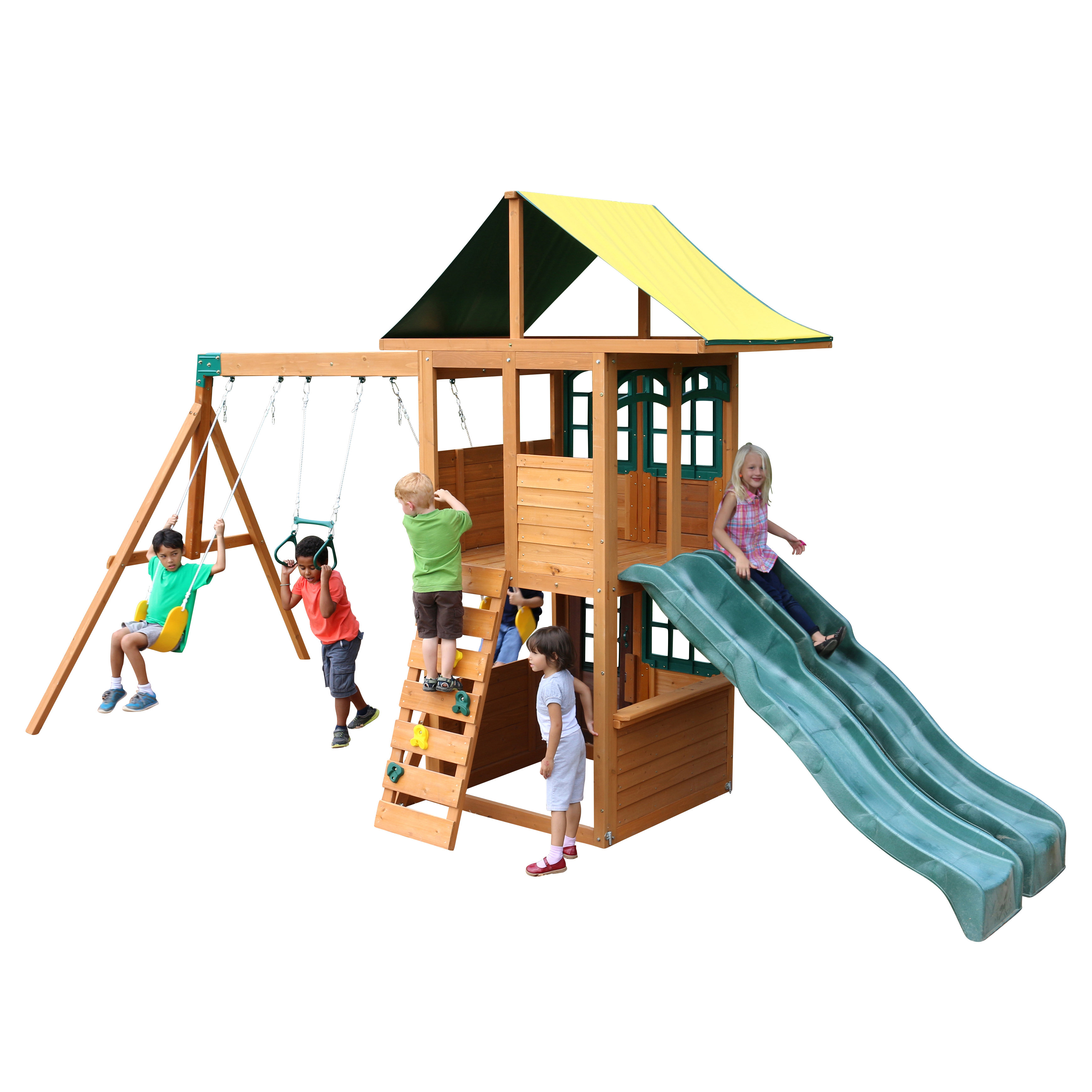 KidKraft Treasure Cove Wooden Swing Set & Reviews Wayfair Canada