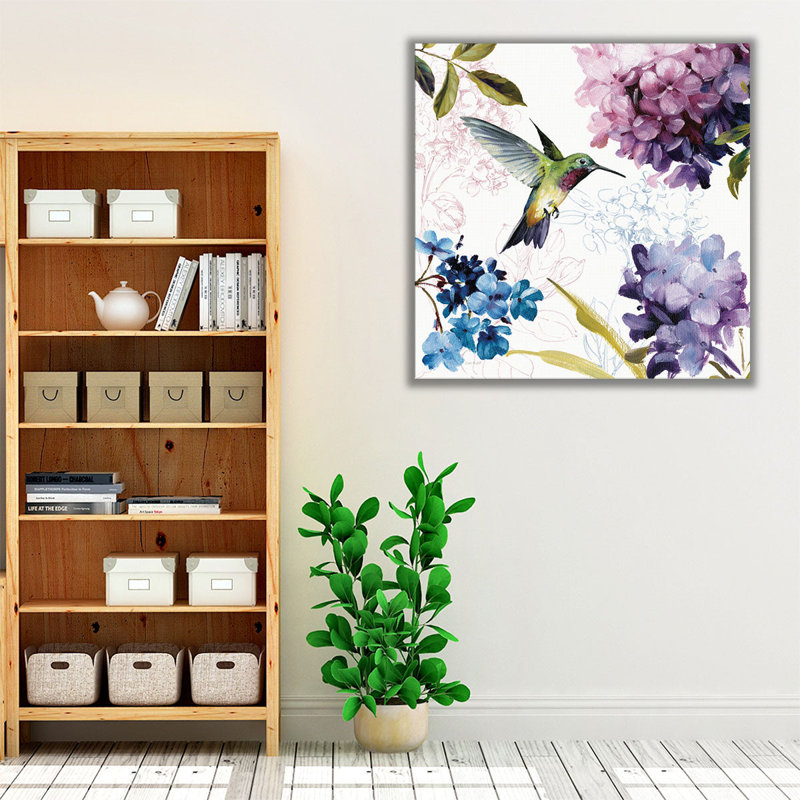 «Spring Nectar Square II», reproduction d'art sur toile, H 40 po x l 40 po
