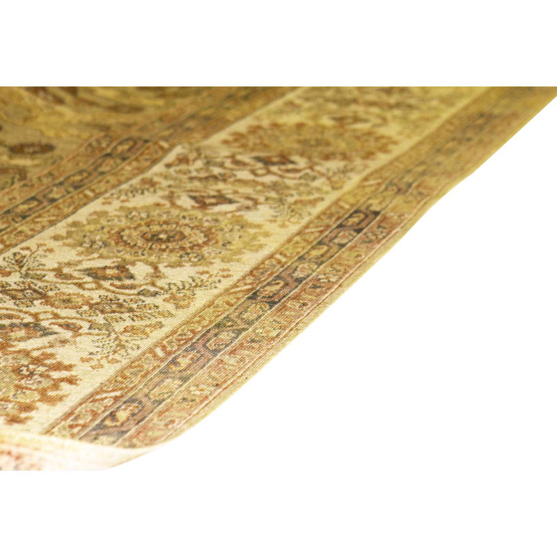 Tapis chameau et ivoire noué à la main de haute qualité