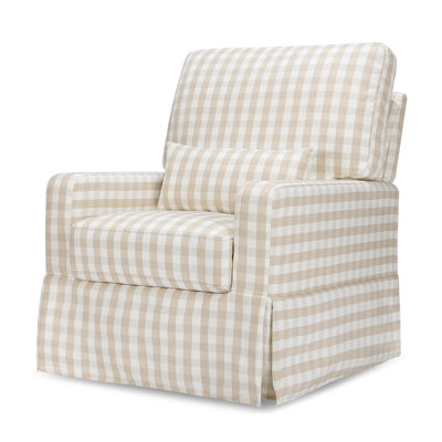 Crawford Upholstered Swivel Glider