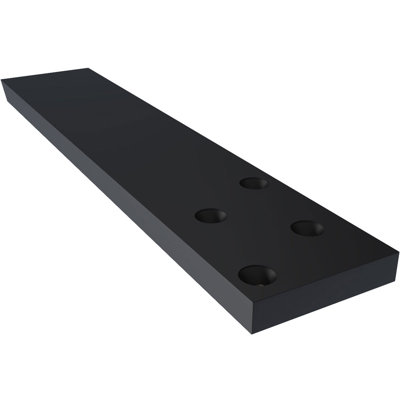 Support flottant dissimulé en acier robuste