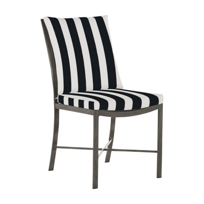 Monaco Aluminum Side Chair - Slate Gray