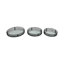Elegant Iron and Glass Mirrored Decorative Trays Set - 18" x 18" x 3"