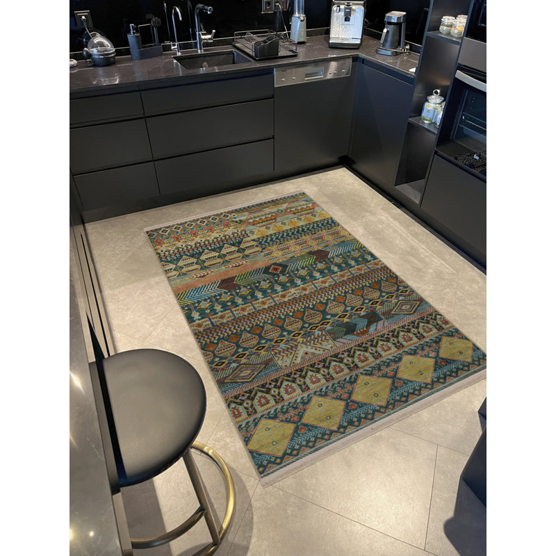 Tapis rectangulaire Dawnisha, Tapis de couloir 3 pi 4 po x 9 pi 11 po