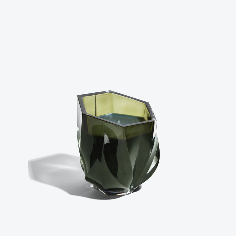 Shimmer Scented Candle, Purple, Green