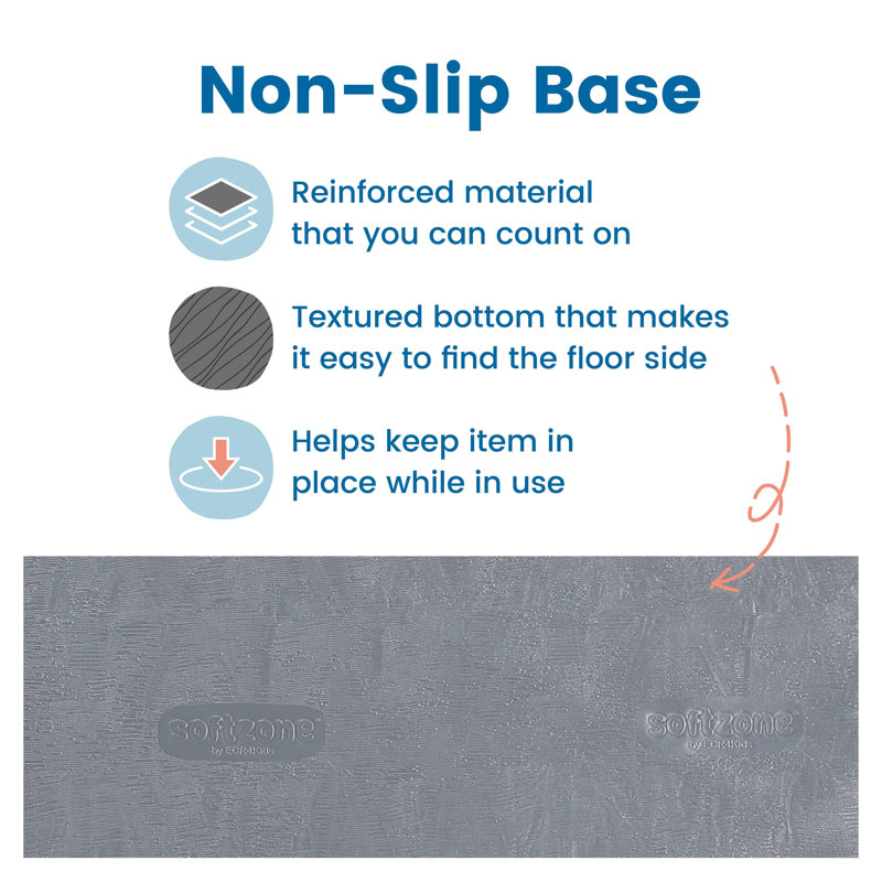 Tapis de jeu et d'activité pliable à motif patchwork SoftZone par ECR4Kids, Earthtone