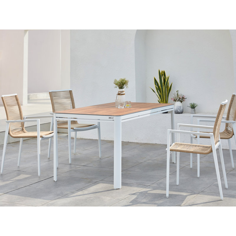 Modesire 4 - Person Patio Dining Set with Rectangular Table