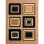 Tapis géométrique brun clair Elisavet-1041480684