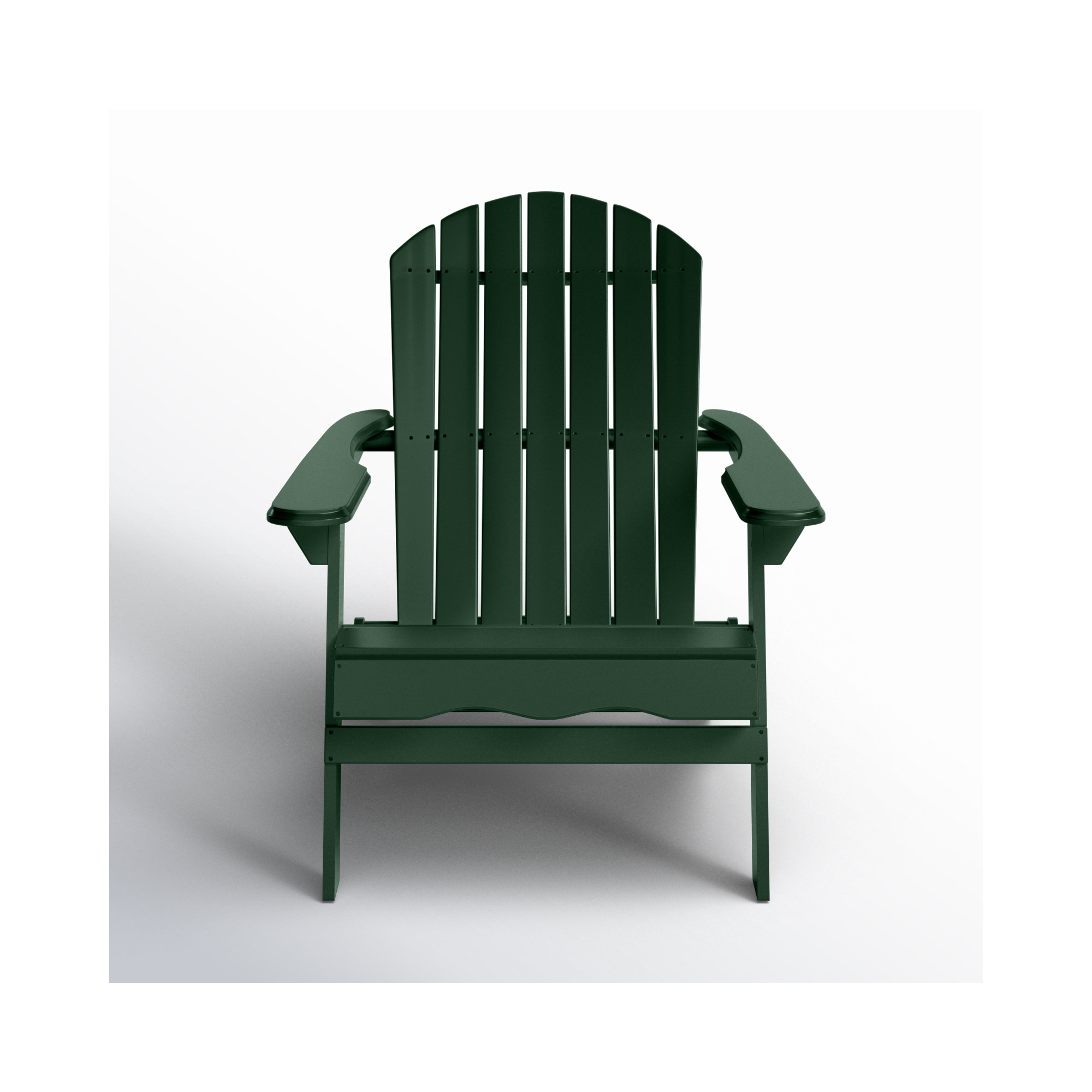 Kalicki Outdoor Adirondack Chair, Dark Green