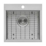 Tirana 15" L x 15" W Drop-In Bar Sink