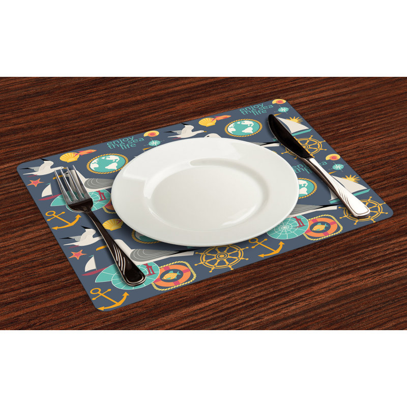 Polyester Nautical Rectangle Placemat