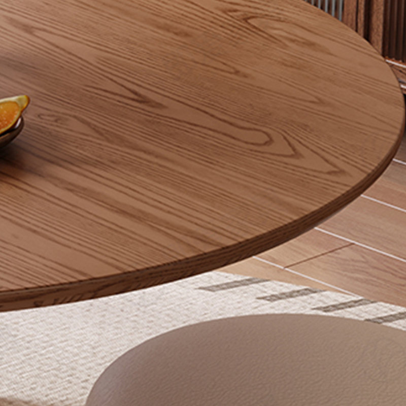 Table de salle à manger en bois de frêne massif, H 29,92 po x L 47,24 po x l 47,24 po
