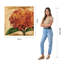 « vibrant antique hortensia », impression sur verre