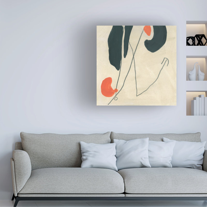 Mid-Century Dreaming Miro II sur toile, H 14 po x l 14 po x P 2 po