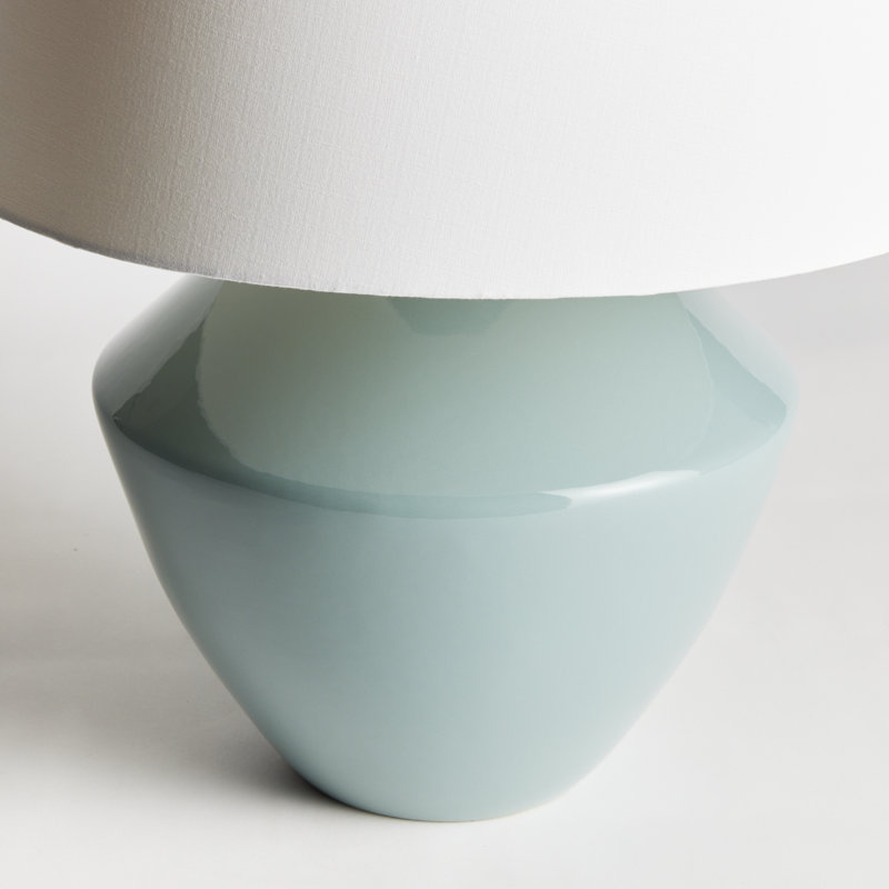 Ceramic Table Lamp, Green
