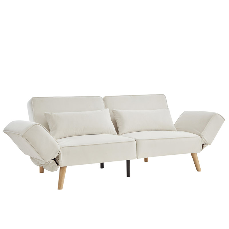 Canapé-lit 72,8 po, Beige