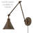 Arti Medium Long Swing Arm Single Light Wall Sconce w/ Power Switch-40550223