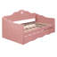 Lit de jour simple tapissier avec lit gigogne en forme de vague (lit de jour)-1148031008