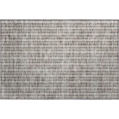 Premium Machine Washable Prisco Taupe Rug