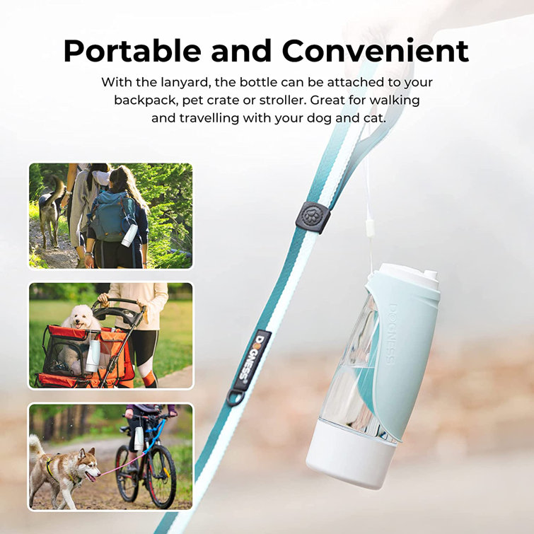 DOGNESS Portable Water Bottle for your Pet Leak Proof Travel Water Cup