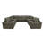 Seraket Leather Match Large Seating Modular Sectional-297820608-297820611
